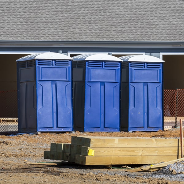 what is the maximum capacity for a single porta potty in Sun Lakes